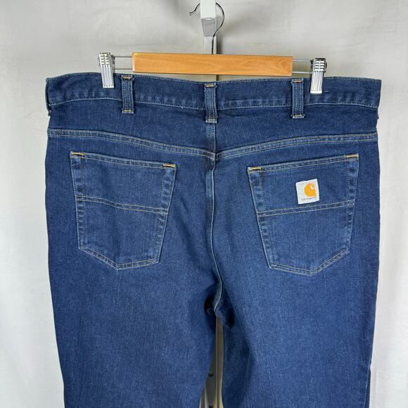 Carhartt Modern Fit Stretch Denim Jeans Blue Men's Size 38/32 - Picture 3 of 8